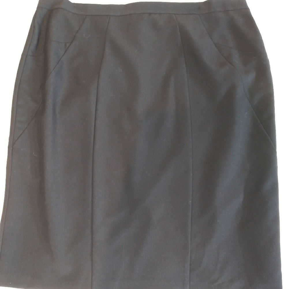 Worthington plus size black skirt